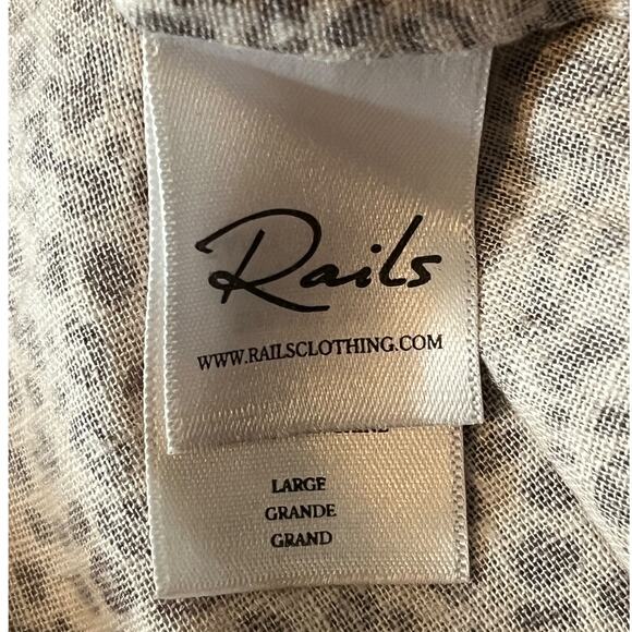 Rails Dress Angelina Leopard print minidress Large L - Picture 9 of 11